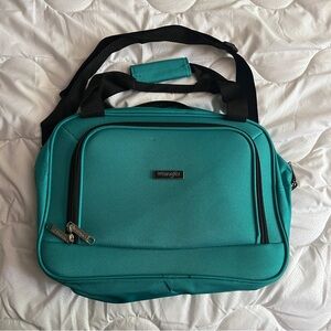 New teal wrangler laptop carry on bag
